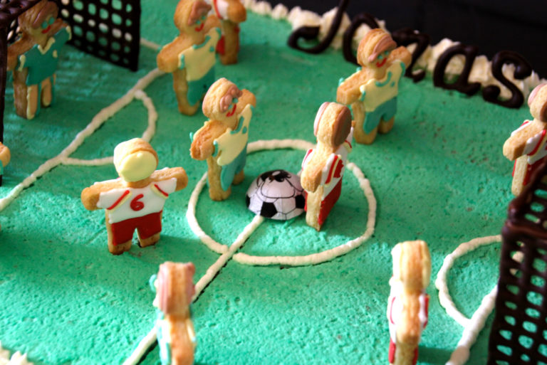 Torta giocatori in campo 8