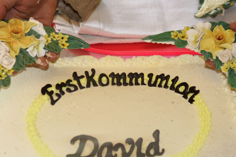Torta per la Prima Comunione di David 3