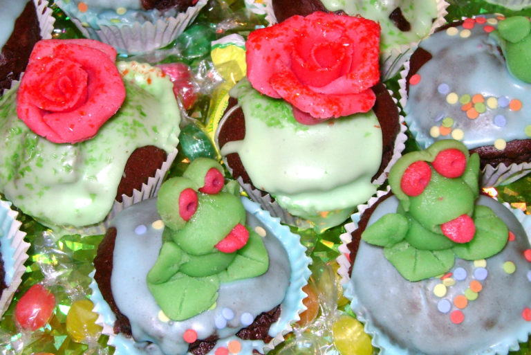 Muffins rose e ranocchi 5