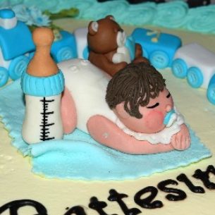 Torta bebè per il battesimo di Emanuele
