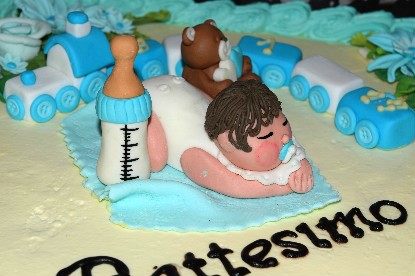 Torta bebè per il battesimo di Emanuele